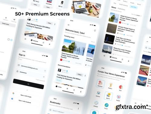 TrendSpot - News App Ui Kit Ui8.net