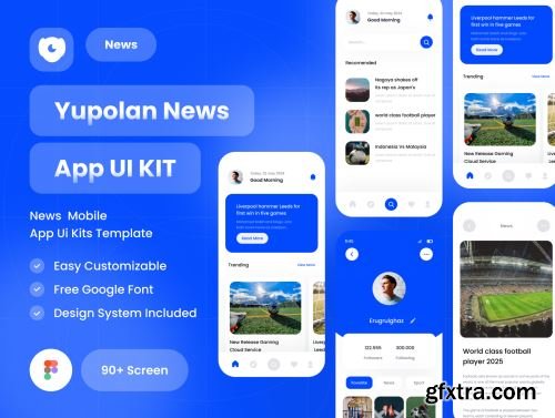 Yupolan - News App UI Kit Ui8.net
