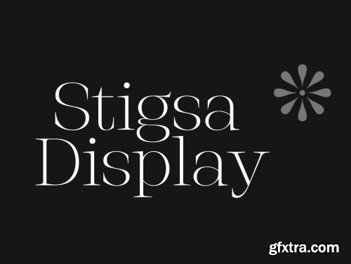 Stigsa Display Font Family Ui8.net