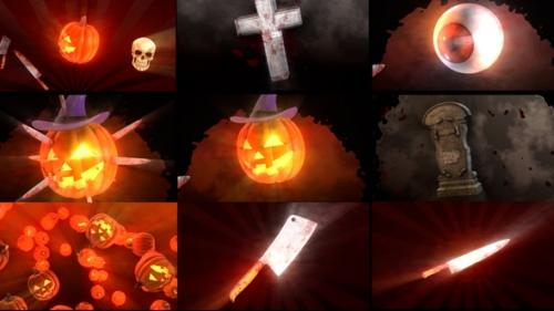 Videohive - Halloween Scary Transitions - 48057595 - 48057595