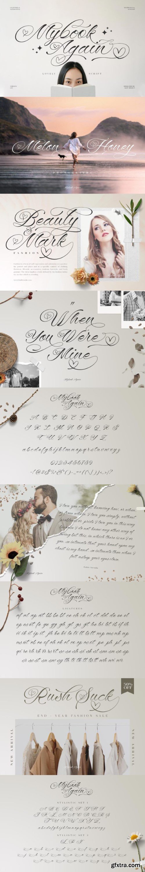 Mybook Again Font