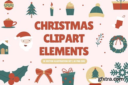 Christmas Clipart Elements 4FS3AVA