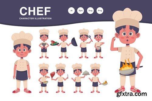 Chef Character Illustration PAWFE9N