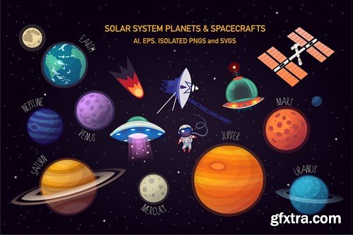 Solar System Icons 73P5LLM