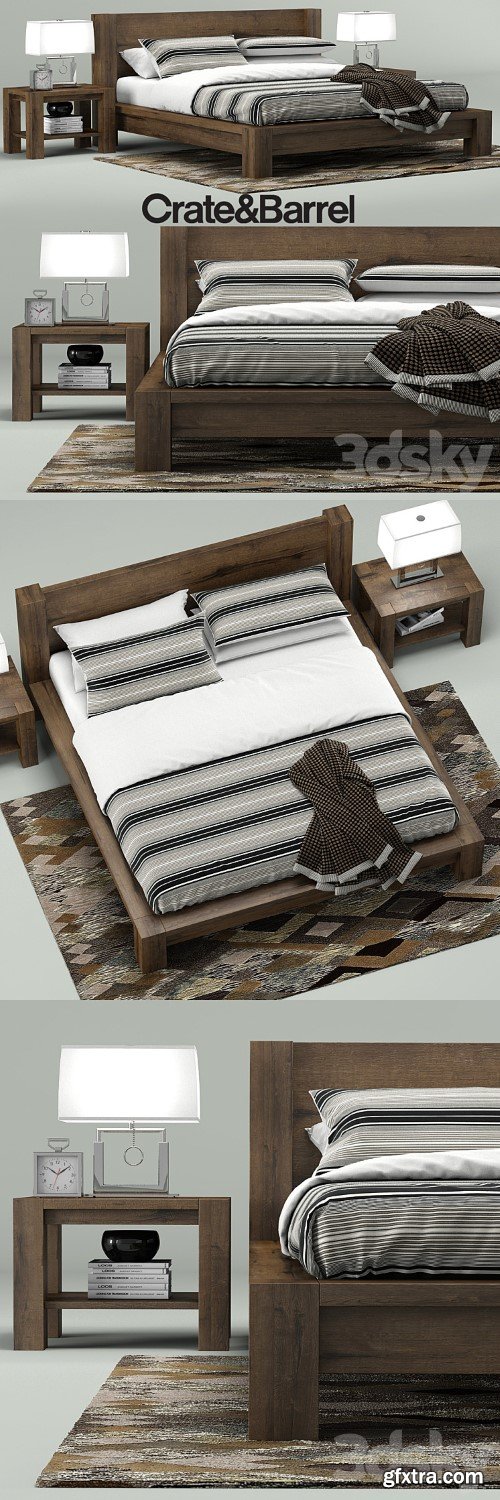 Big Sur Bed Collection, Crate&Barrel