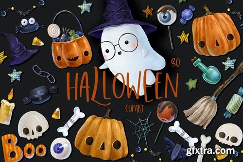 Halloween clipart 47PD66M