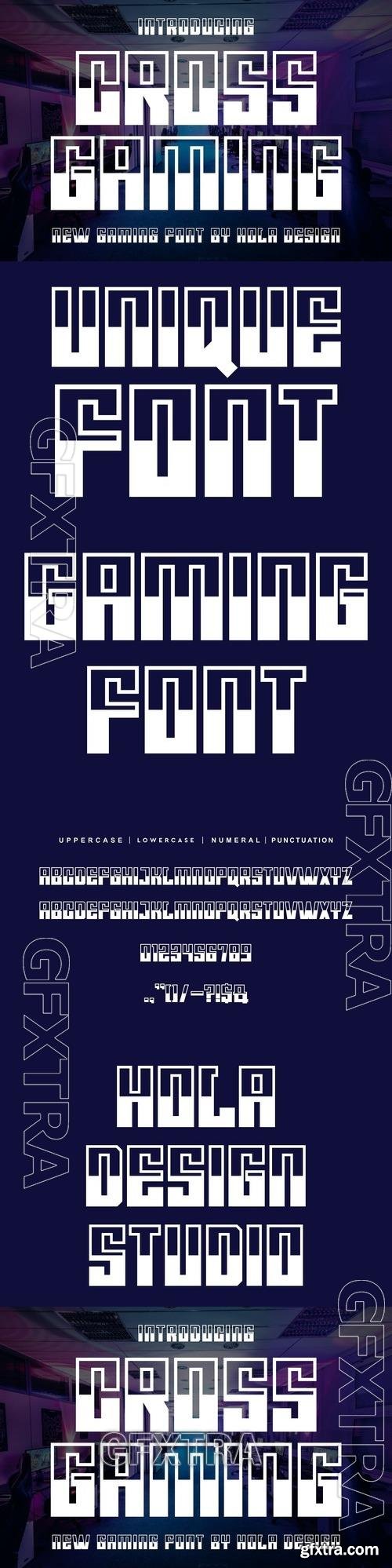 Cross Gaming Font C4VV8ZM