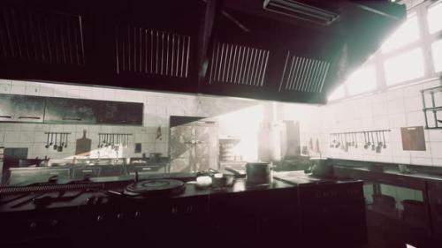 Videohive - Old Kitchen of Abandoned House - 48097669 - 48097669