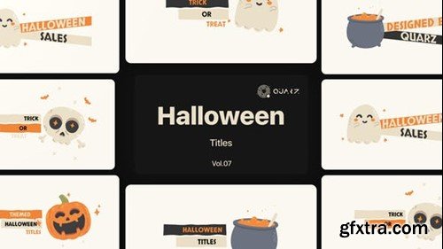 Videohive Halloween Titles Vol. 07 48369823