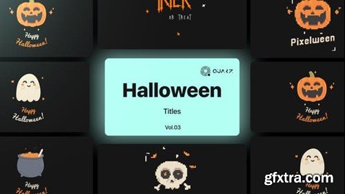 Videohive Halloween Titles Vol. 03 48369788