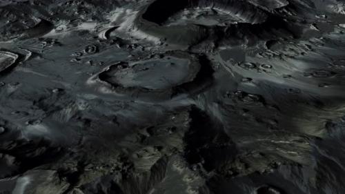 Videohive - Moon Surface with Many Craters - 48098221 - 48098221