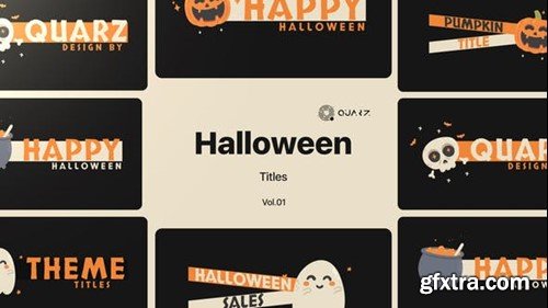 Videohive Halloween Titles Vol. 01 48369714