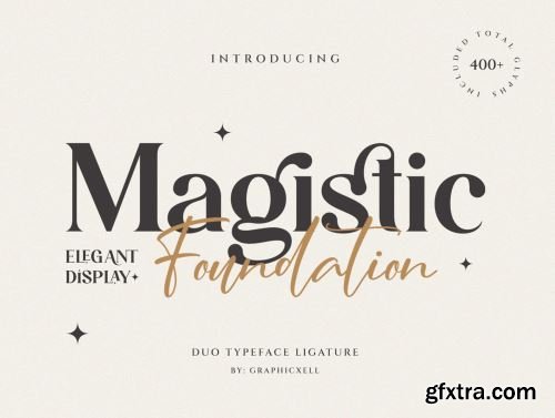 Magistic - Duo Ligature Typeface Ui8.net