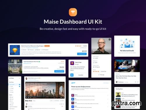 Maise Dashboard UI Kit Ui8.net