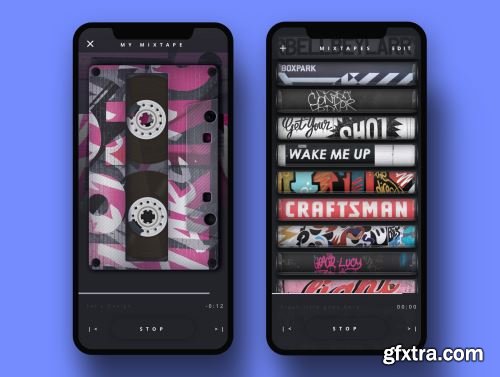 Mixtape - Music App Ui8.net