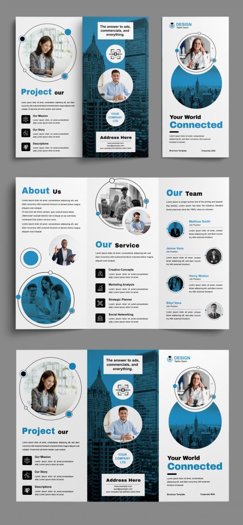 Pro Business Trifold Brochure Design 648501636