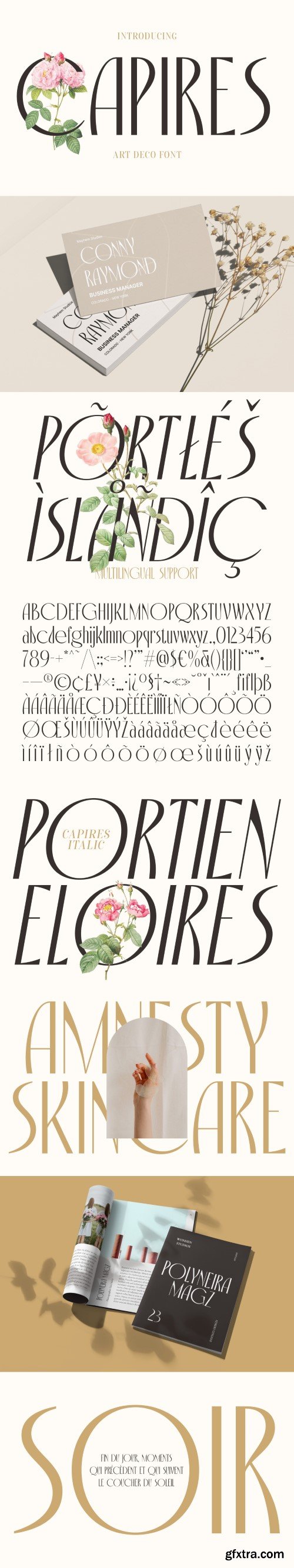 Capires - Art Deco Font