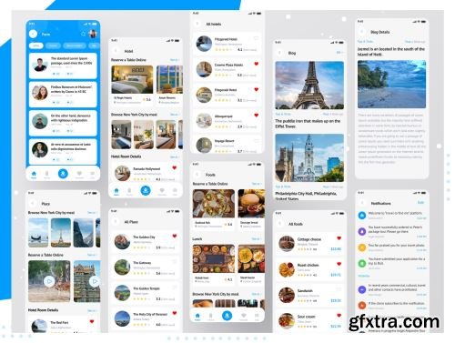 Maxxiyo-Travel app ui kit Ui8.net