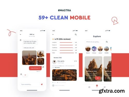 Mastra - Travel Booking App & Website Ui8.net