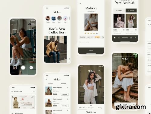 Meko Fashion UI Kits Ui8.net