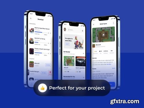 MasterGame - Game Store App UI Kit Ui8.net