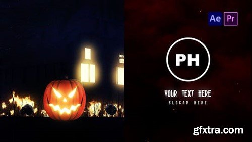 Videohive Halloween Dark Logo Reveal 48369047