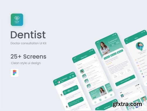 Dentist Doctor Consultant Mobile App Ui8.net