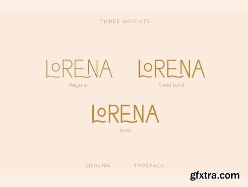 Lorena Typeface Ui8.net