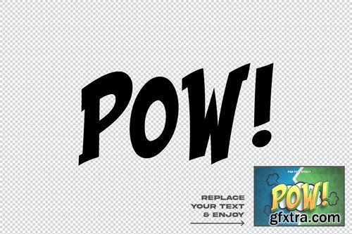 Comic Book Style 3D Text Effect 9HUZGEQ