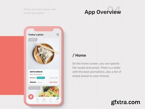 EasyCook Recipes & Groceries UI Kit Ui8.net