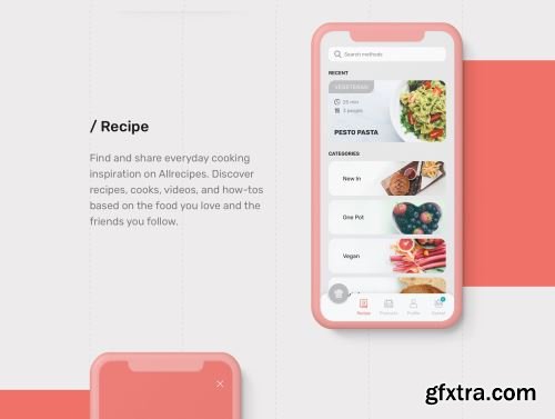 EasyCook Recipes & Groceries UI Kit Ui8.net