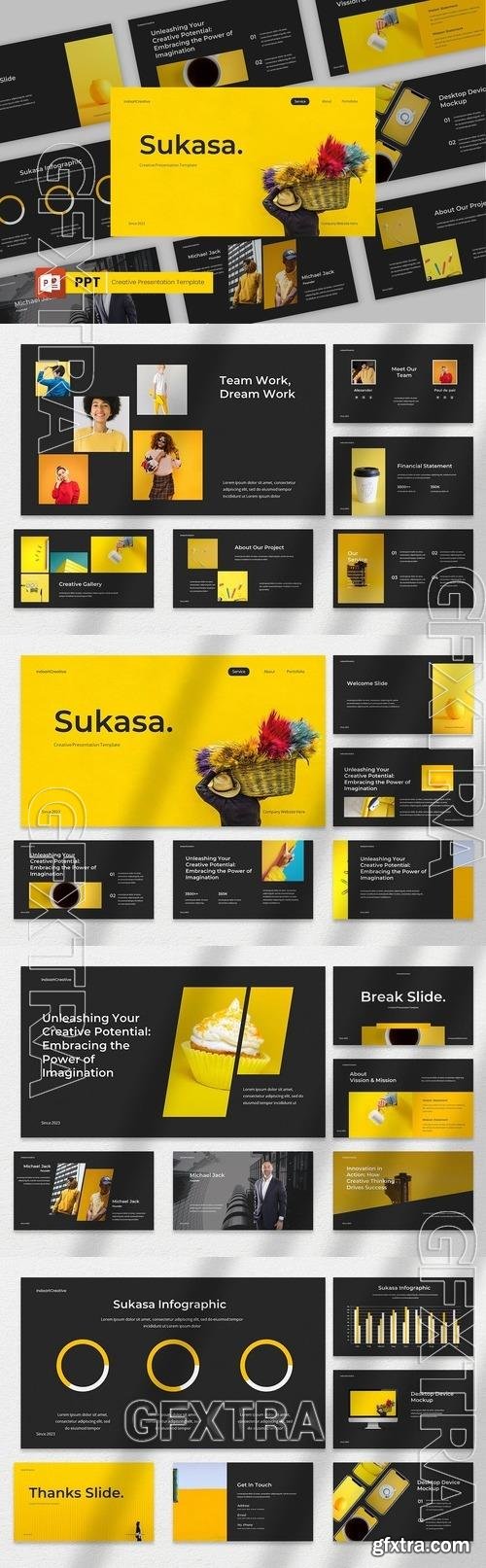 Sukasa - Creative presentation Template XRJGNVY