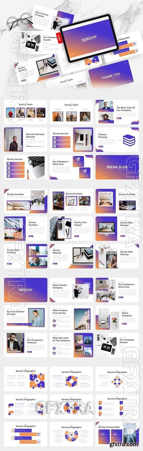 Serchy - Business PowerPoint Template VLHU6W2