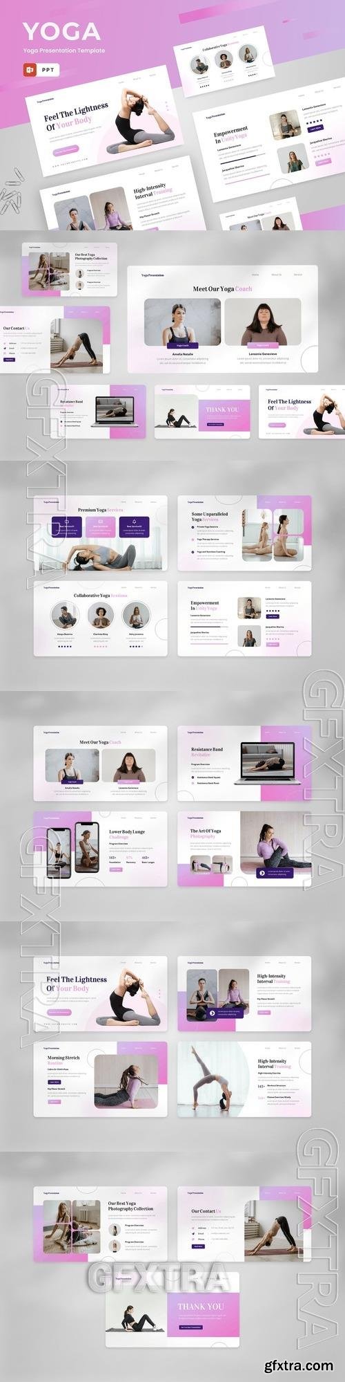 Yoga Powerpoint Template NPCBGMT