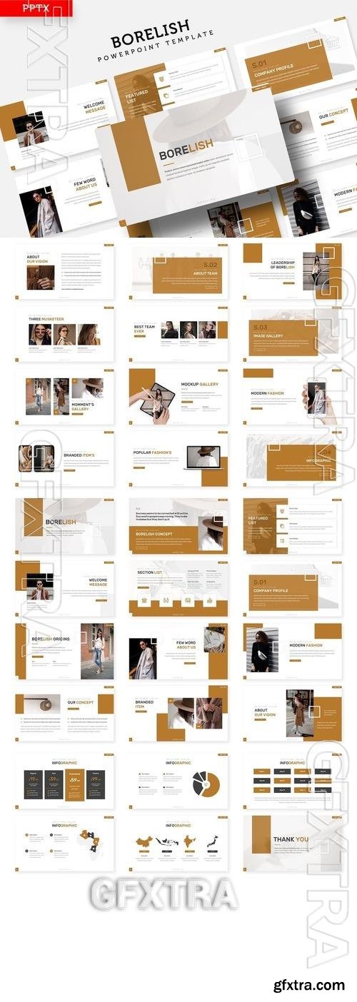 Borelish - Powerpoint Template EYY45VC