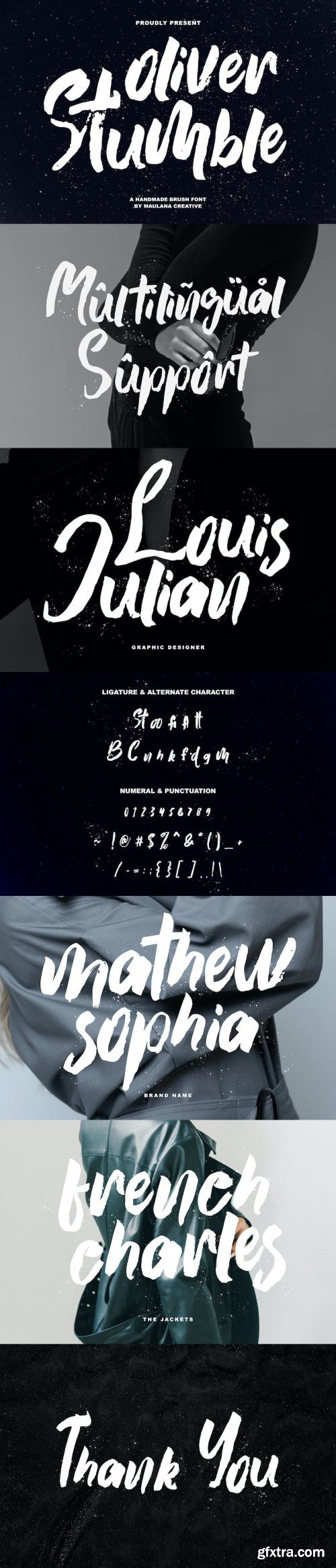 Oliver Stumble Handmade Brush Font