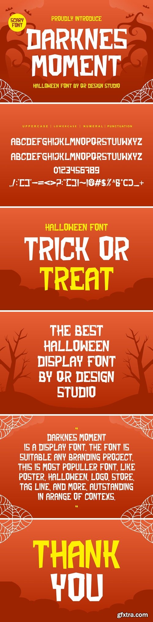 Darknes Moment - Halloween Fonts