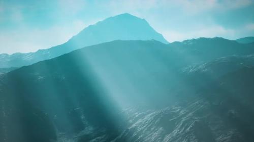 Videohive - Majestic Mountain Illuminated By a Radiant Light - 48124034 - 48124034