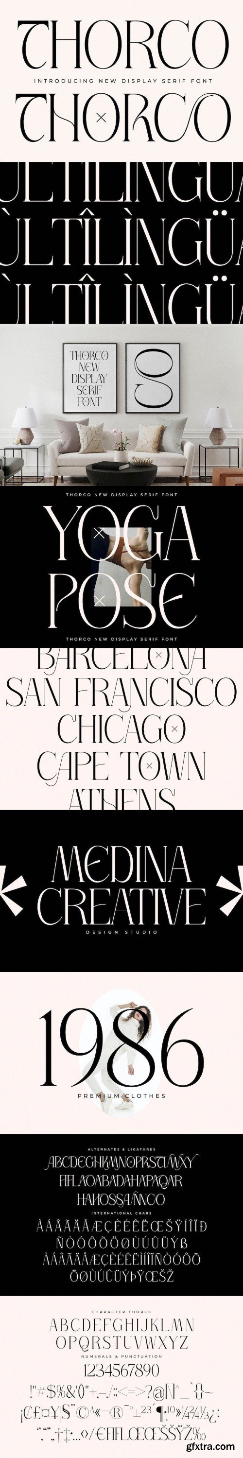 Thorco New Display Serif Font