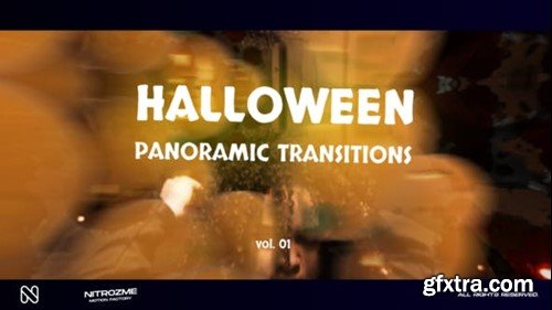 Videohive Halloween Panoramic Transitions Vol. 01 48378105