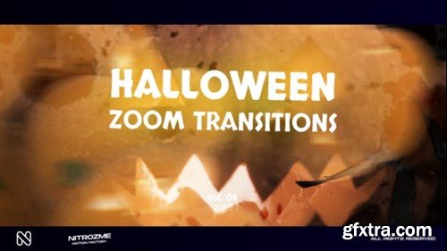 Videohive Halloween Zoom Transitions Vol. 04 48378398