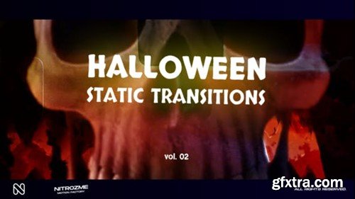 Videohive Halloween Transitions Vol. 02 48378307