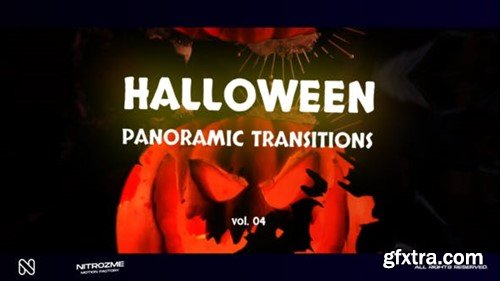 Videohive Halloween Panoramic Transitions Vol. 04 48378188