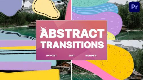 Videohive - Abstract Colorful Seamless Transitions | Premiere Pro MOGRT - 48046569 - 48046569