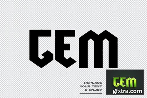 Glowing Gem Psd Layer Styles Text Effect U48C2LW