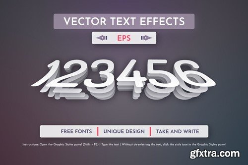 Poster Paper - Editable Text Effect, Font Style PX6UB8D