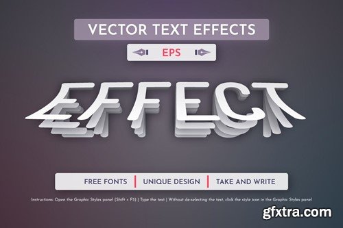 Poster Paper - Editable Text Effect, Font Style PX6UB8D