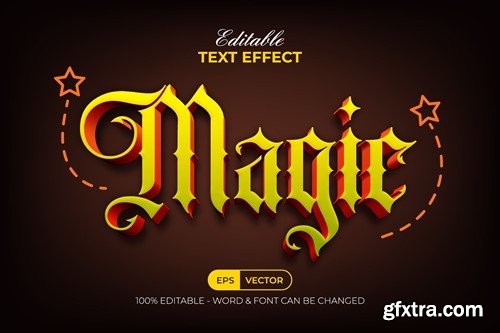 Magic Text Effect 3D Style 3DY8H27