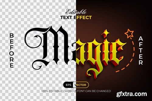 Magic Text Effect 3D Style 3DY8H27