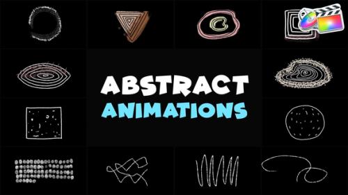 Videohive - Abstract Scribble Animations | FCPX - 48068487 - 48068487